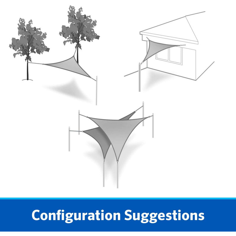 Coolaroo Coolhaven 12' Square Shade Sail & Reviews Wayfair